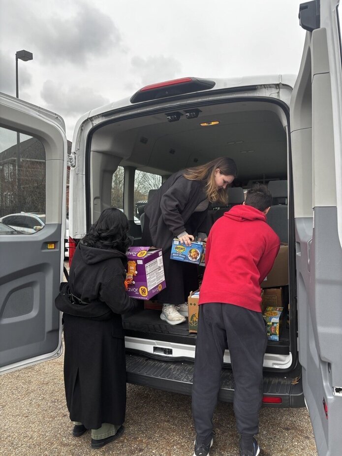 NHS Food Drive: From Campus to the Community