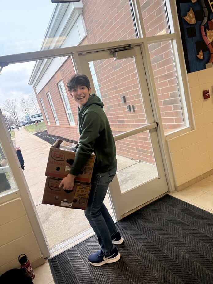 NHS Food Drive: From Campus to the Community