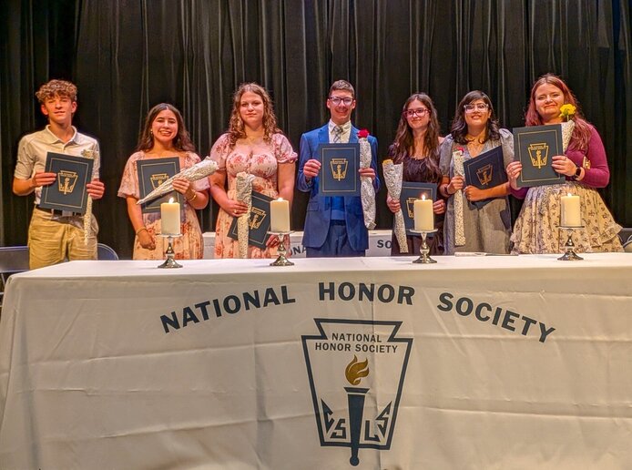 New Members Inducted into Lawrence National Honor Society