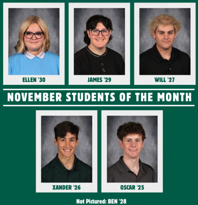 November Students of the Month
