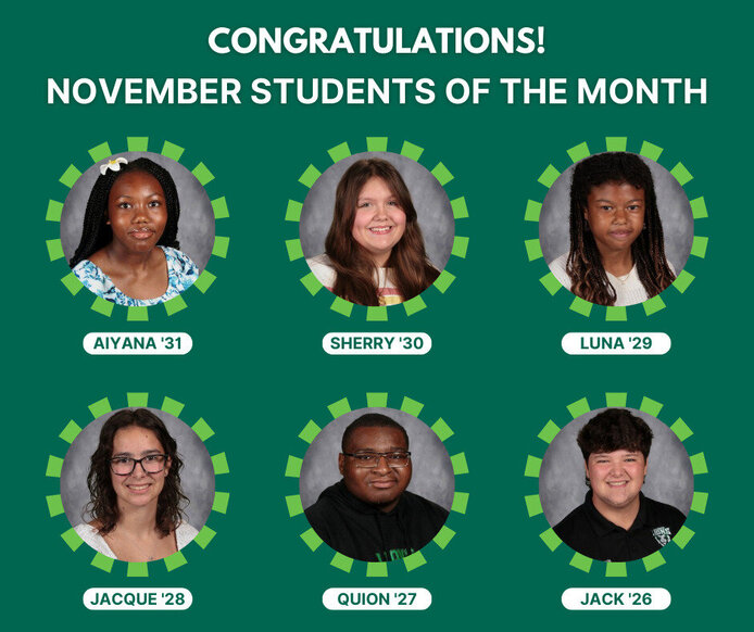 November Students of the Month